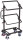 VARIOfit Beistellwagen ohne Böden, neigbar, 815 x 455 x 1185 mm (BxTxH)