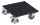 VARIOfit Kistenroller mit aufgeklebtem Riefengummi, 500 x 500 x 185 mm (BxTxH)