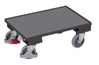 VARIOfit Euro-System-Roller mit Boden (10 mm Rand), 610 x...