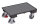 VARIOfit Euro-System-Roller mit Boden (10 mm Rand), 610 x 415 x 235 mm (BxTxH)