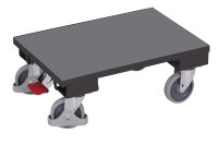 VARIOfit Euro-System-Roller mit Boden, 610 x 415 x 235 mm...