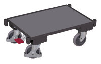 VARIOfit Euro-System-Roller mit Boden und Eckhülsen,...