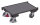 VARIOfit Euro-System-Roller mit Boden und Eckhülsen, 675 x 415 x 235 mm (BxTxH)