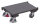 VARIOfit Euro-System-Roller mit Boden und Eckhülsen, 675 x 415 x 235 mm (BxTxH)