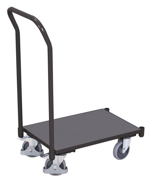 VARIOfit Euro-System-Roller mit Boden und Schiebebügel, 740 x 415 x 970 mm (BxTxH)
