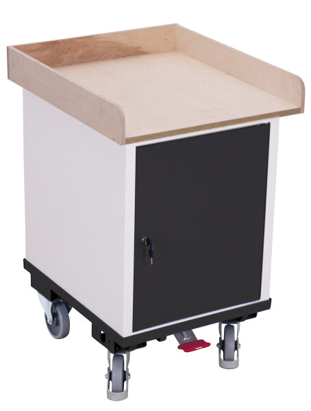 VARIOfit Flügeltürschrank mit 1 Ladefläche, 575 x 660 x 905 mm (BxTxH)