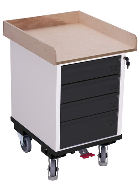 VARIOfit Schubladenschrank mit 1 Ladefläche, 575 x 660 x 905 mm (BxTxH)