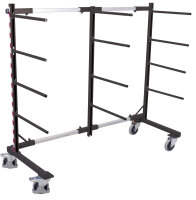 VARIOfit Tragarmwagen einseitig, 840 - 2200 x 800 mm (BxT)