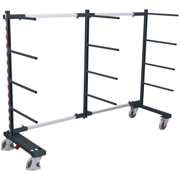 VARIOfit Tragarmwagen einseitig, 840 - 3200 x 800 mm (BxT)