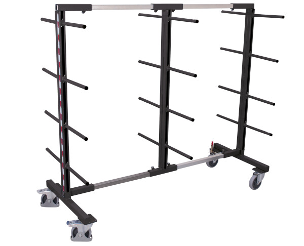 VARIOfit Tragarmwagen zweiseitig, 840 - 2200 x 830 mm (BxT)
