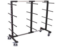 VARIOfit Tragarmwagen zweiseitig, 840 - 3200 x 830 mm (BxT)