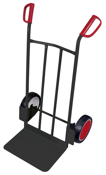 VARIOfit Stahlrohrkarre mit großer Schaufel, 690 x 600 x 1110 mm (BxTxH)