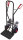 VARIOfit Treppenkarre mit 2 fünfarmigen Radsternen, 610 x 725 x 1310 mm (BxTxH)
