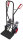 VARIOfit Treppenkarre mit 2 fünfarmigen Radsternen, 610 x 725 x 1310 mm (BxTxH)