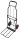 VARIOfit Leichte Klappkarre, 430 x 715 x 1165 mm (BxTxH)