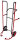 VARIOfit Reifenkarre hoch, 705 x 740 x 1600 mm (BxTxH)