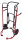 VARIOfit Reifenkarre mit Teleskopauszug, 705 x 740 x 1275-1905 mm (BxTxH)