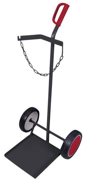 VARIOfit Stahlflaschenkarre für Propangasflasche 33 kg, 570 x 555 x 1250 mm (BxTxH)
