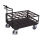 VARIOfit Stahlflaschenwagen mit Totmannbremse, 1280 x 775 x 1095 mm (BxTxH)