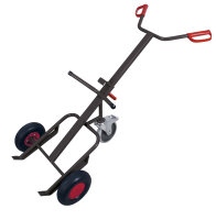 VARIOfit Fasskarre mit 1 Stützbremsrolle, 735 x 1445...
