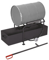 VARIOfit Fasskipper mit Auffangwanne 203 l Inhalt, 1505 x...