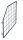 VARIOfit Palettenaufsatz Trenngitter, schräg, RAL 7016, 750 x 800/1600 mm (BxH)