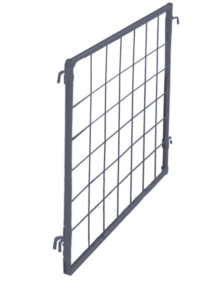 VARIOfit Palettenaufsatz Trenngitter, RAL 7016, 750 x 600 mm (BxH)