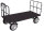 VARIOfit Handpritschenwagen mit 2 Rohrgitterwänden, 2065 x 1015 x 1340 mm (BxTxH)