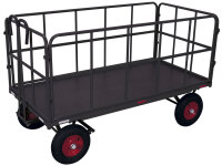 VARIOfit Handpritschenwagen mit 4 Rohrgitterwänden,...
