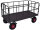 VARIOfit Handpritschenwagen mit 4 Rohrgitterwänden, 2065 x 1015 x 1340 mm (BxTxH)