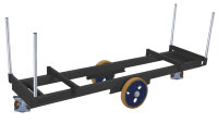 VARIOfit Langmaterialwagen mit 4 Rungen, 2500 x 760 x...