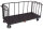 VARIOfit Dreiwandwagen mit senkrechten Streben, 1875 x 900 x 1105 mm (BxTxH)