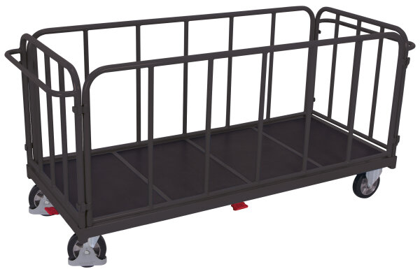 VARIOfit Vierwandwagen mit senkrechten Streben, 1875 x 900 x 1105 mm (BxTxH)