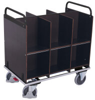 VARIOfit Aktenwagen mit 12 Fächern, 1105 x 700 x...