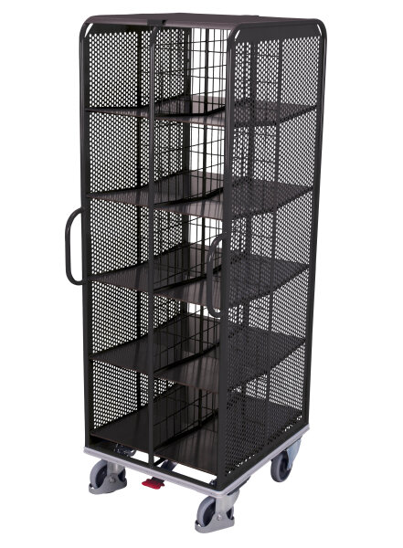 VARIOfit Aktenwagen mit 20 Fächern, 690 x 860 x 2015 mm (BxTxH)