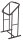 VARIOfit Wertstoffsammler, 635 x 500 x 1210 mm (BxTxH)