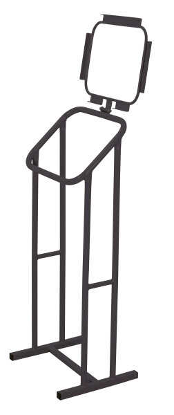 VARIOfit Wertstoffsammler, 480 x 400 x 1210 mm (BxTxH)