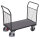VARIOfit Doppel-Stirnwandwagen mit Draht, 1190 x 700 x 1015 mm (BxTxH)