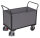 VARIOfit Vierwandwagen mit Holz, 1190 x 600 x 1015 mm (BxTxH)