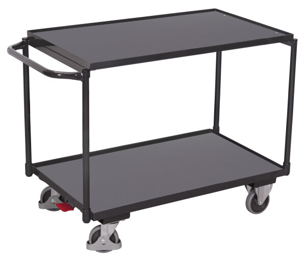 VARIOfit Tischwagen mit 2 Ladeflächen, 1175 x 625 x 850 mm (BxTxH)