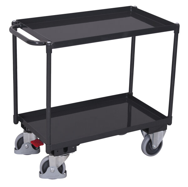 VARIOfit Tischwagen mit 2 Ladeflächen, 985 x 500 x 910 mm (BxTxH)