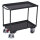 VARIOfit Tischwagen mit 2 Ladeflächen, 985 x 500 x 910 mm (BxTxH)