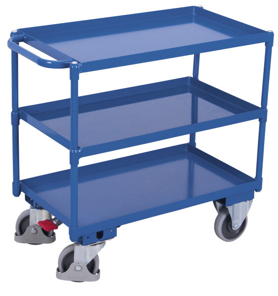 VARIOfit Tischwagen mit 3 Ladeflächen, 1135 x 700 x 950 mm (BxTxH)