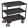 VARIOfit Tischwagen mit 3 Ladeflächen, 1135 x 700 x 950 mm (BxTxH)