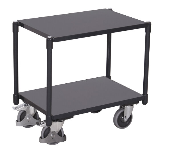VARIOfit Euro-System-Roller mit 2 Ladeflächen, 675  x 415 x 635 mm (BxTxH)