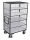 VARIOfit ESD Etagenwagen fest verschweißt, 1115 x 730 x 1810 mm (BxTxH)