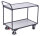 VARIOfit ESD Tischwagen mit 2 Ladeflächen, 1125 x 625 x 1010 mm (BxTxH)
