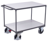 VARIOfit Schwerer ESD Tischwagen mit 2 Ladeflächen,...