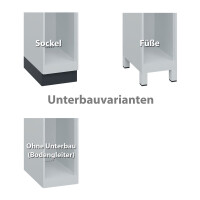 C+P Feuerwehrspind Expert, 2 Abteile, 1850x600x500 mm