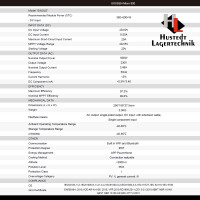 Komplett-Set SOSSEN Micro-Wechselrichter 800W 2x MPPT IP67 WiFi + 2x SOLARPANEL TCL 450W HSM-ND48-GR450 ABHOLARTIKEL